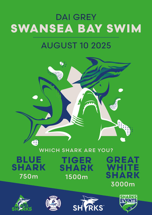 Sharks Swansea Bay Swim - 10th August 2025