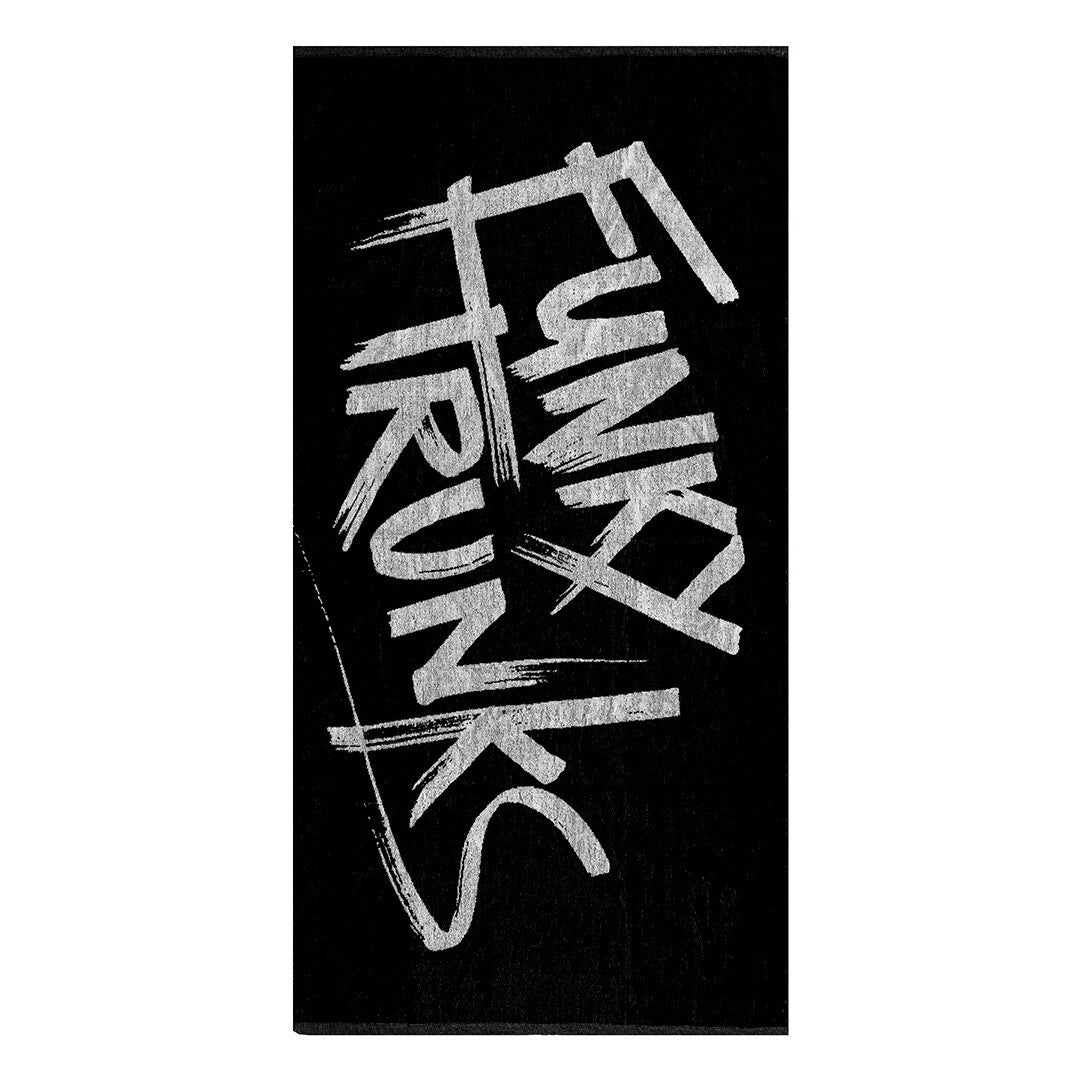 Funky Trunks - Towel - Cotton Jacquard Towel - Tagged Black 