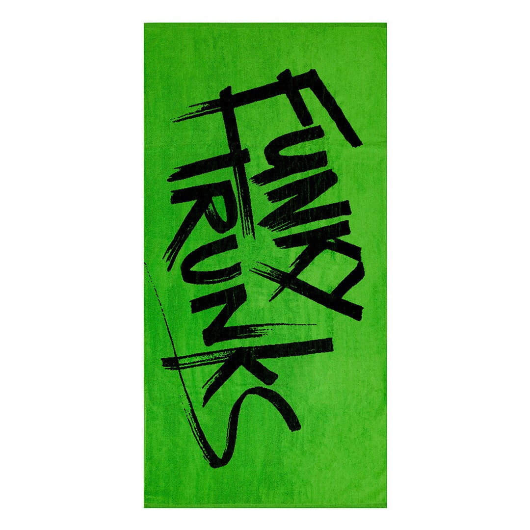 Funky Trunks - Towel - Cotton Jacquard Towel- Tagged Green