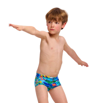 FUKY TRUNKS - Toddler Boy's Printed Trunks - Duuude
