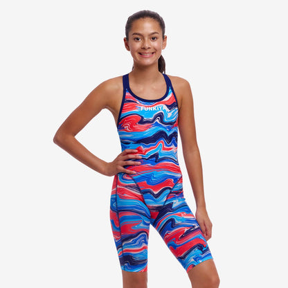 Funkita - Girls Swimsuit - Fast Legs One Piece Wave Craze