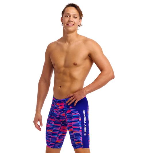 FUNKY TRUNKS -Men's Training Jammers - Warped waves