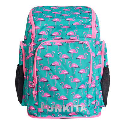 FUNKITA-  Bag - Space Case Backpack- Go Flamingo!