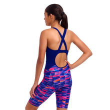 Funkita - Girl's Fast Training One Piece - Warped waves