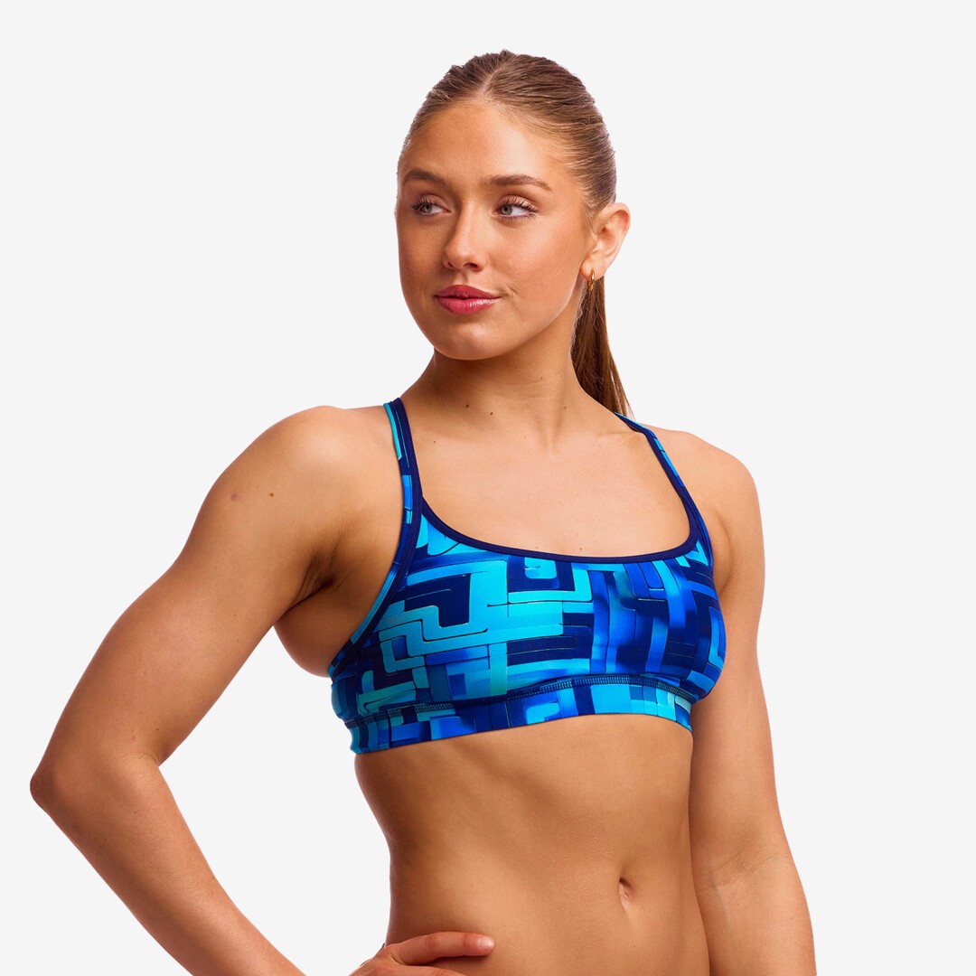 Funkita - Ladies - Swim Crop Top - You Blued