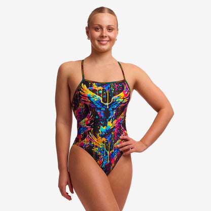 Funkita - Womens Swimsuit - Strapped In - One Piece - Killer Cupid