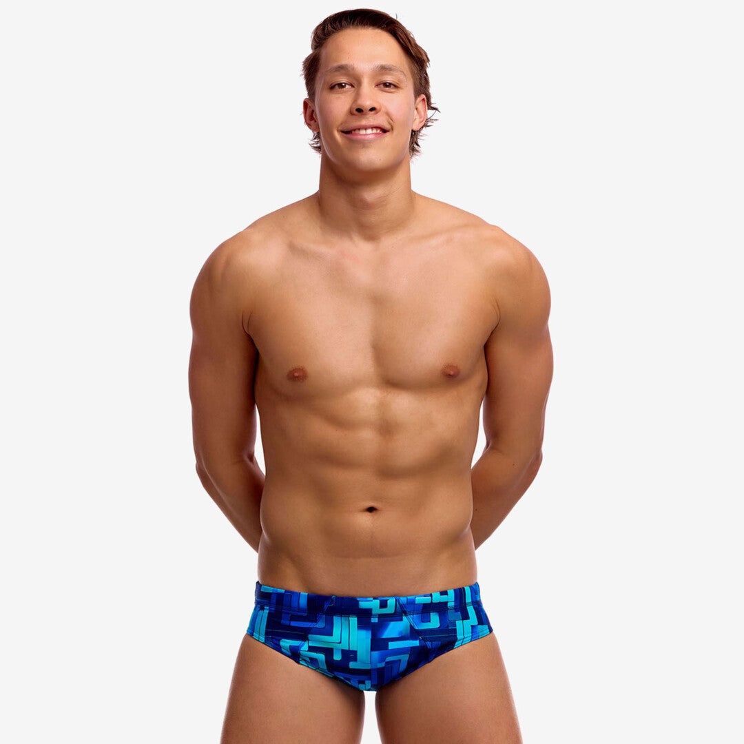 Funky Trunks - Mens Swimsuit - Seamed Briefs - You Blued