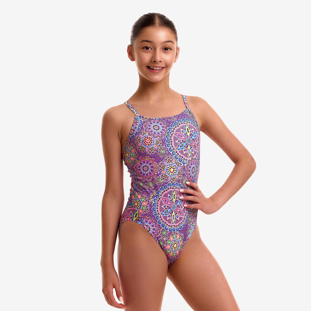 Funkita - Girl's Diamond Back One Piece - Love Lacy