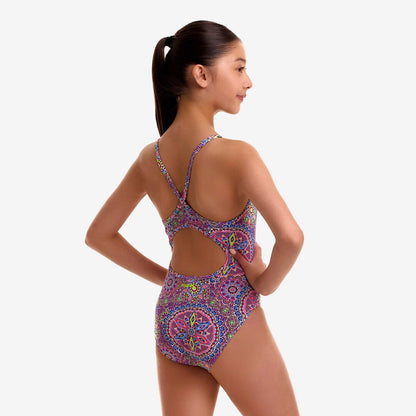 Funkita - Girl's Diamond Back One Piece - Love Lacy