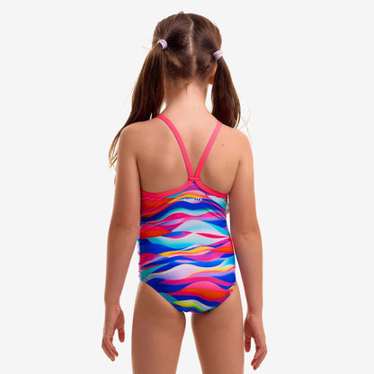 FUNKITA -  Toddler Girl's Printed One Piece - Royal Wave