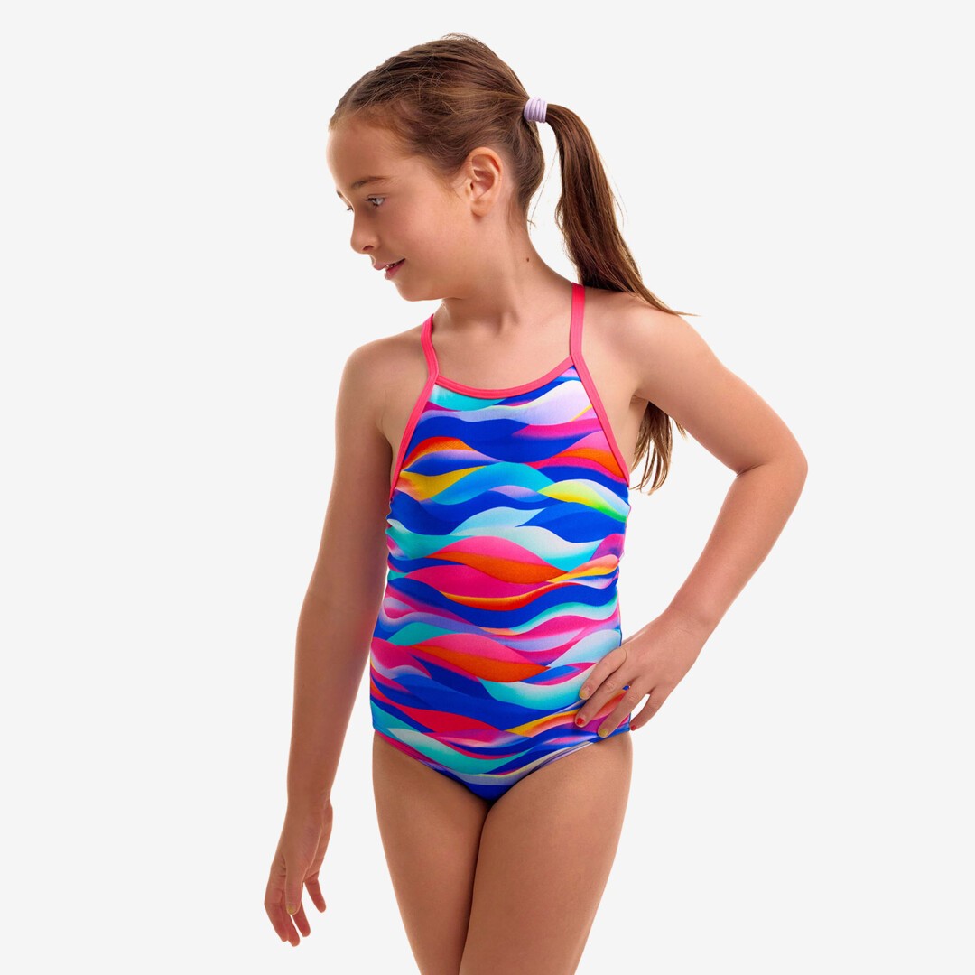 FUNKITA -  Toddler Girl's Printed One Piece - Royal Wave