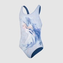 Speedo - Junior Girls - Swimsuit -  Disney Frozen 2 Elsa Splashback Swimsuit Blue
