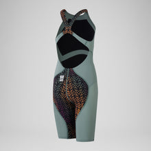 Speedo - Girls Kneeskin -  Fastskin LRZ Ignite - Green/Black/Orange