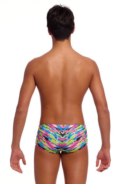 FUNKY TRUNKS -  Boy's  Sidewinder Trunks - Happy Hide