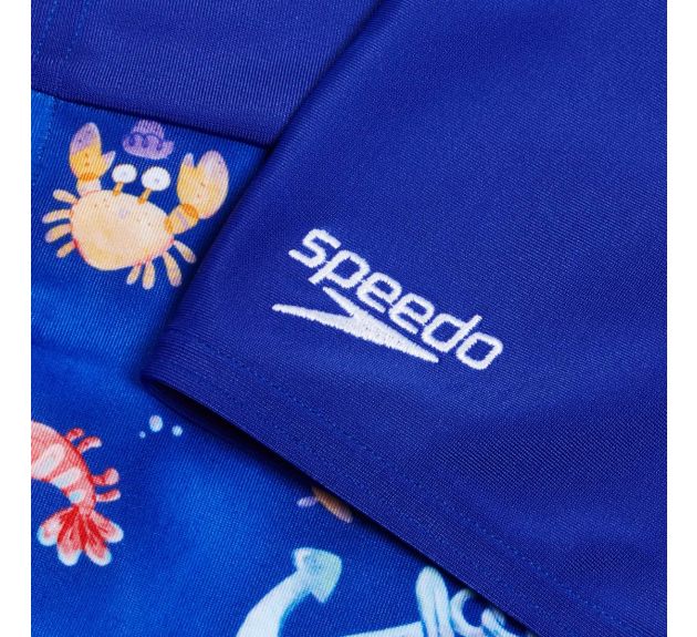 Speedo - Boys - Digital Allover Jammer - Imperial Blue/Picton Blue/Curious Blue