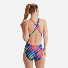 Speedo - Womens- Allover Digital Powerback Swimsuit 