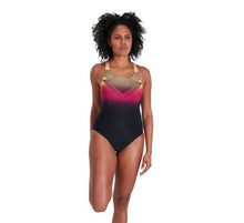 Speedo - Womens - Digital Placement Medalist Swimsuit - Black