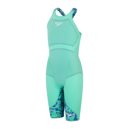 Speedo - women's Kneeskin -  Fastskin LRZ Ignite - green