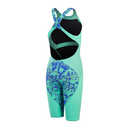 Speedo - women's Kneeskin -  Fastskin LRZ Ignite - green