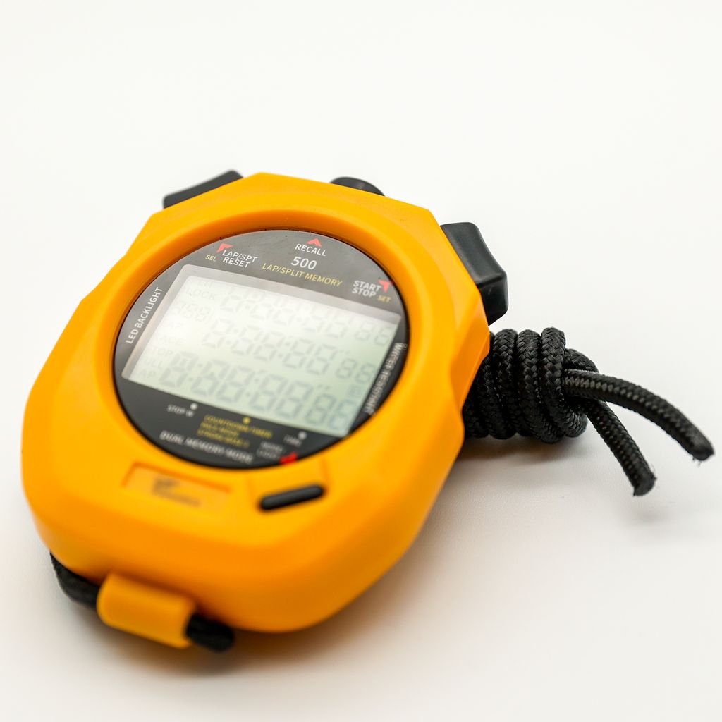 SHARKS - Stopwatch - Performance Stopwatch - Yellow
