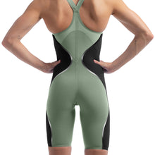 Speedo - Womens - Fastskin LZR Pure Intent 2.0 - Openback Kneeskin - Green/Black