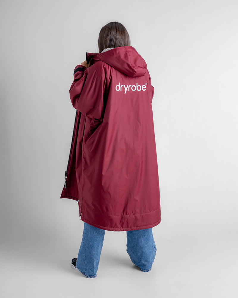 DRYROBE - Coat - Advance Long Sleeve -Burgundy Grey
