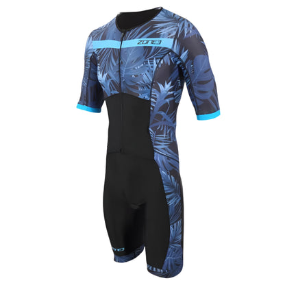 Zone 3 - Mens - Activate+ Short Sleeve Trisuit - Black/Blue