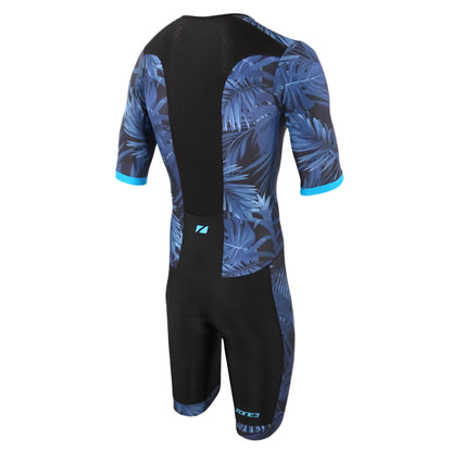 Zone 3 - Mens - Activate+ Short Sleeve Trisuit - Black/Blue
