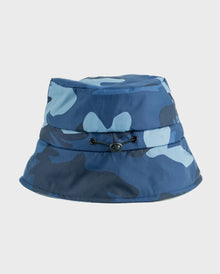 DRYROBE- hats- Fleece Lined Bucket Hat - blue camo/grey