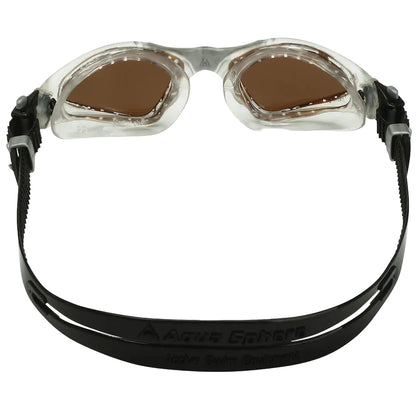 Aquasphere - Kayenne - Swim Goggles - Clear, Silver and Black - Brown Polarized Lens