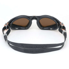 Aquasphere - Kayenne - Swim Goggles - Grey and  Orange - Polarized Lens