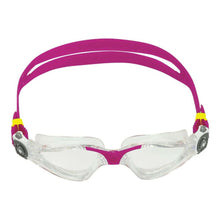 KAYENNE COMPACT FIT - SWIM GOGGLES -  Clear/raspberry