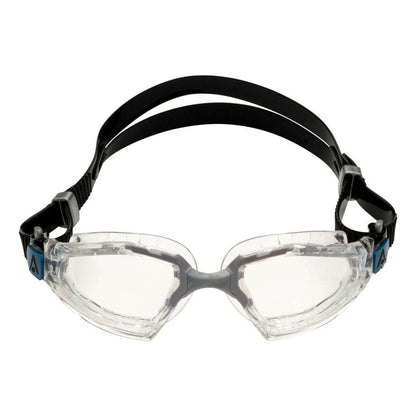 Aquasphere - Kayenne Pro - Swim Goggles - Clear and Grey - Clear Lens 