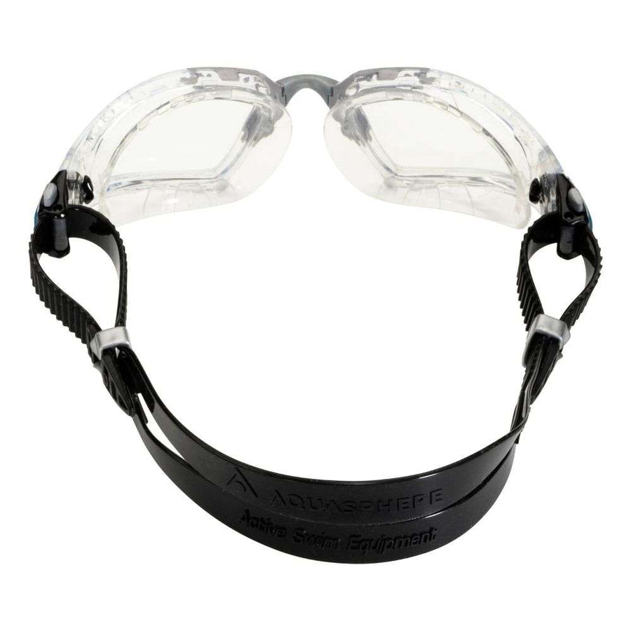 Aquasphere - Kayenne Pro - Swim Goggles - Clear and Grey - Clear Lens 