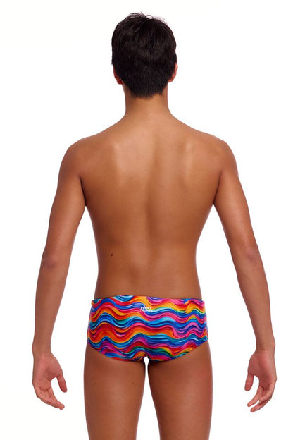 FUNKY TRUNKS -  Boy's  Sidewinder Trunks - Plastic Fantastic