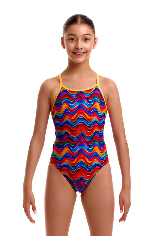 FUNKITA - Ladies Diamond Back One Piece - Plastic Fantastic
