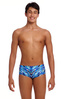 FUNKY TRUNKS -  Boy's  Sidewinder Trunks - Fur Seal