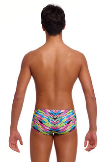 FUNKY TRUNKS -  Boy's  Sidewinder Trunks - Happy Hide