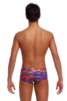 FUNKY TRUNKS -  Boy's  Sidewinder Trunks - Plastic Fantastic