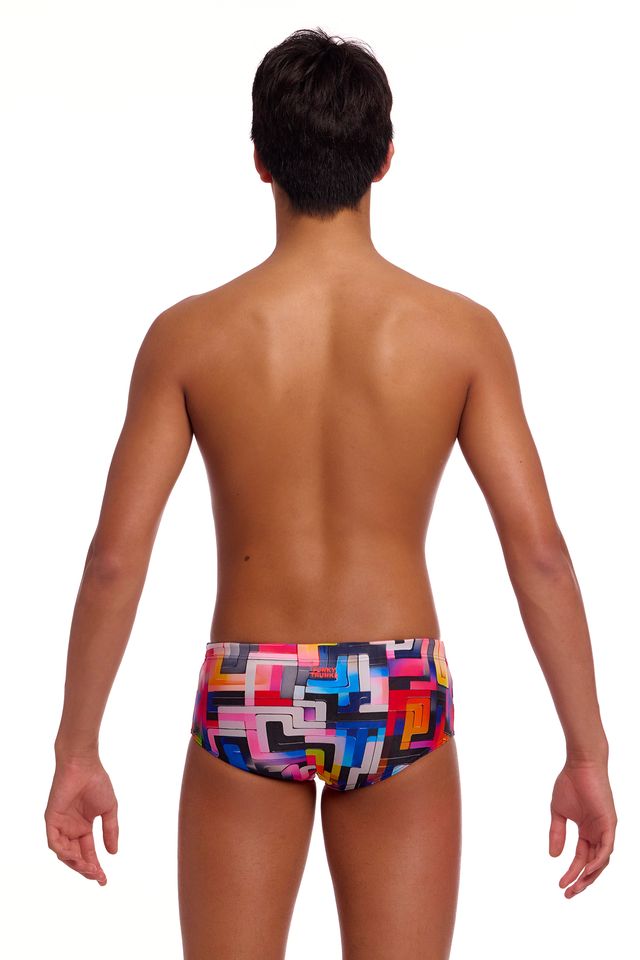 FUNKY TRUNKS -  Boy's  Sidewinder Trunks - Putty Rules