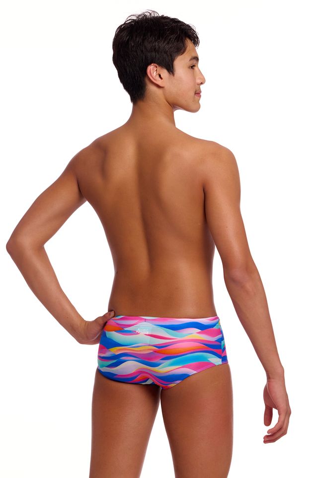 FUNKY TRUNKS -  Boy's  Sidewinder Trunks - Royal Wave