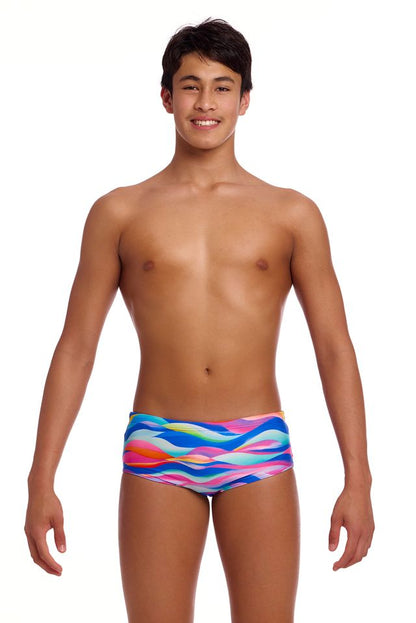FUNKY TRUNKS -  Boy's  Sidewinder Trunks - Royal Wave