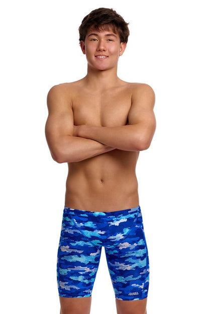FUNKY TRUNKS - Boy's Training Jammers - Clean Marine