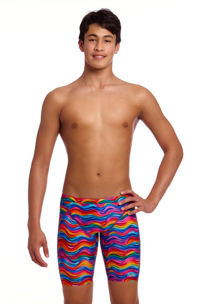 FUNKY TRUNKS -  Boy's Training Jammers - Plastic Fantatsic
