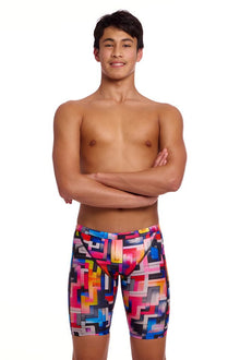 FUNKY TRUNKS -  Boy's Training Jammers - Putty rules