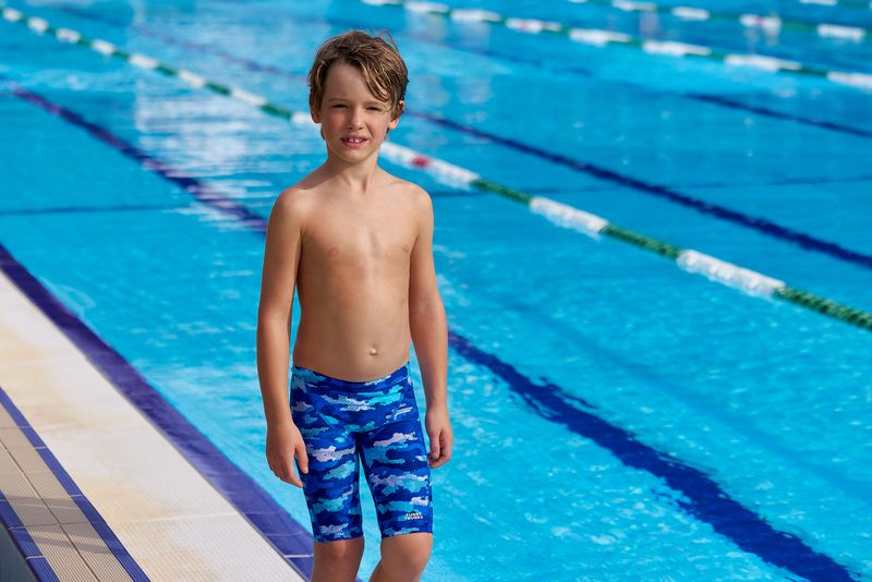 FUNKY TRUNKS - Toddler Boy's Miniman Jammers - Clean Marine