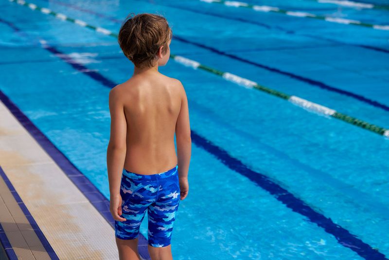 FUNKY TRUNKS - Toddler Boy's Miniman Jammers - Clean Marine