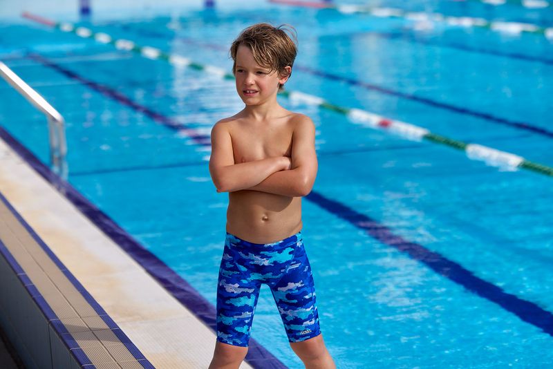 FUNKY TRUNKS - Toddler Boy's Miniman Jammers - Clean Marine