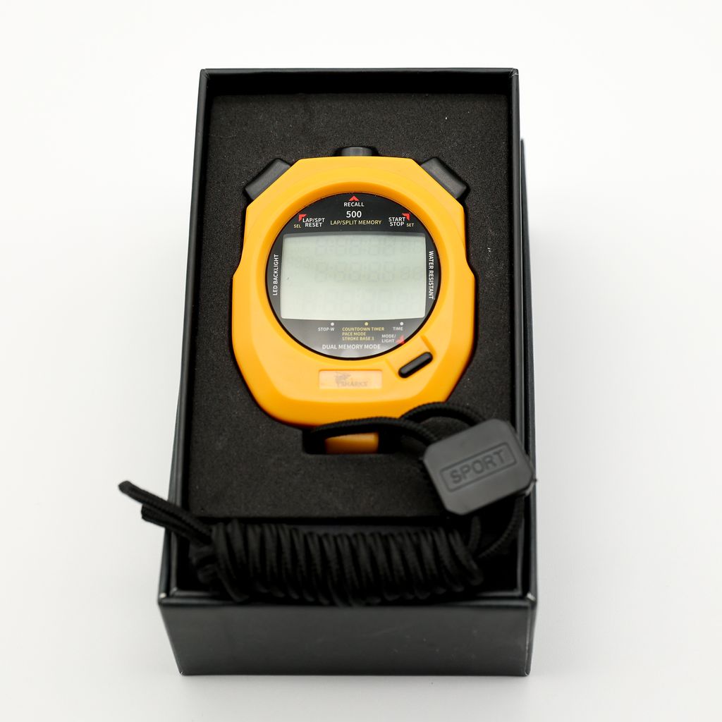 SHARKS - Stopwatch - Performance Stopwatch - Yellow