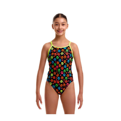 Funkita - Girl's Diamond Back One Piece - Pawsome